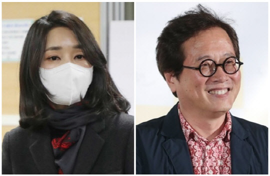 윤석열 대통령 부인 김건희 여사(왼쪽)와 맛 칼럼니스트 황교익씨. <연합뉴스>